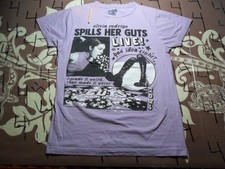Small Olivia Rodrigo Guts World Tour 2024 Damaged Light Bleach Stain Shirt