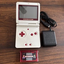 Nintendo Game Boy Advance SP Famicom Version AGS-001 Tested Working Charger OEM