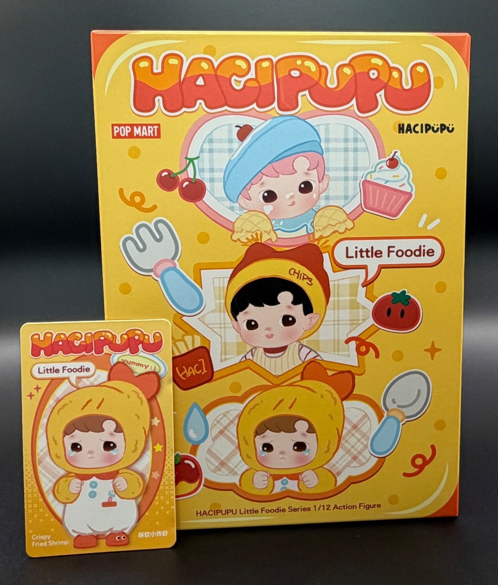 Authentic Pop Mart HACIPUPU Little Foodie Series - Confirmed