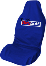 Drybutt Personalised Your Name Waterproof Premium Blue Car Seat Cover Protector