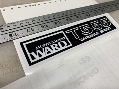 WARDS minibike mini bike wards sticker T555 Variable Speed Smaller Chain Guard D