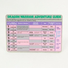 Dragon Warrior (Nintendo Entertainment System NES) Hang Tab