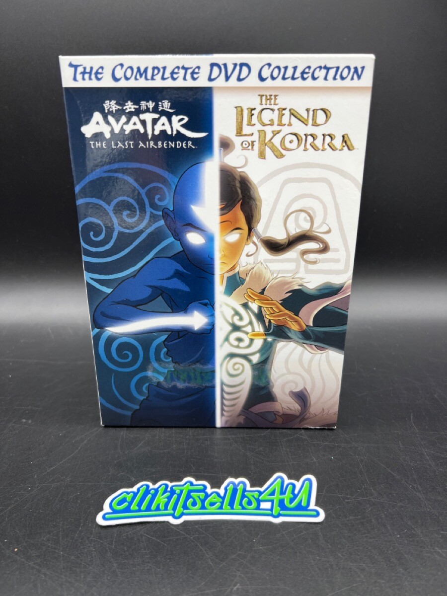 AVATAR THE LAST AIRBENDER/ THE LEGEND OF KORRA COMPLETE DVD