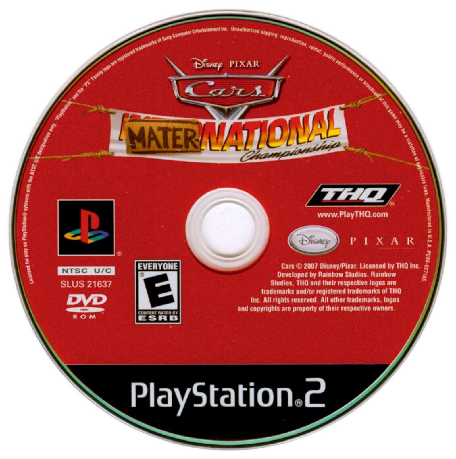 Disney/Pixar Cars Mater-National Championship Videos for PlayStation 2 -  GameFAQs