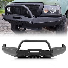 Heavy Duty Steel Modular Front Winch Bumper W Bull Bar Fits 1998-11 Ford Ranger