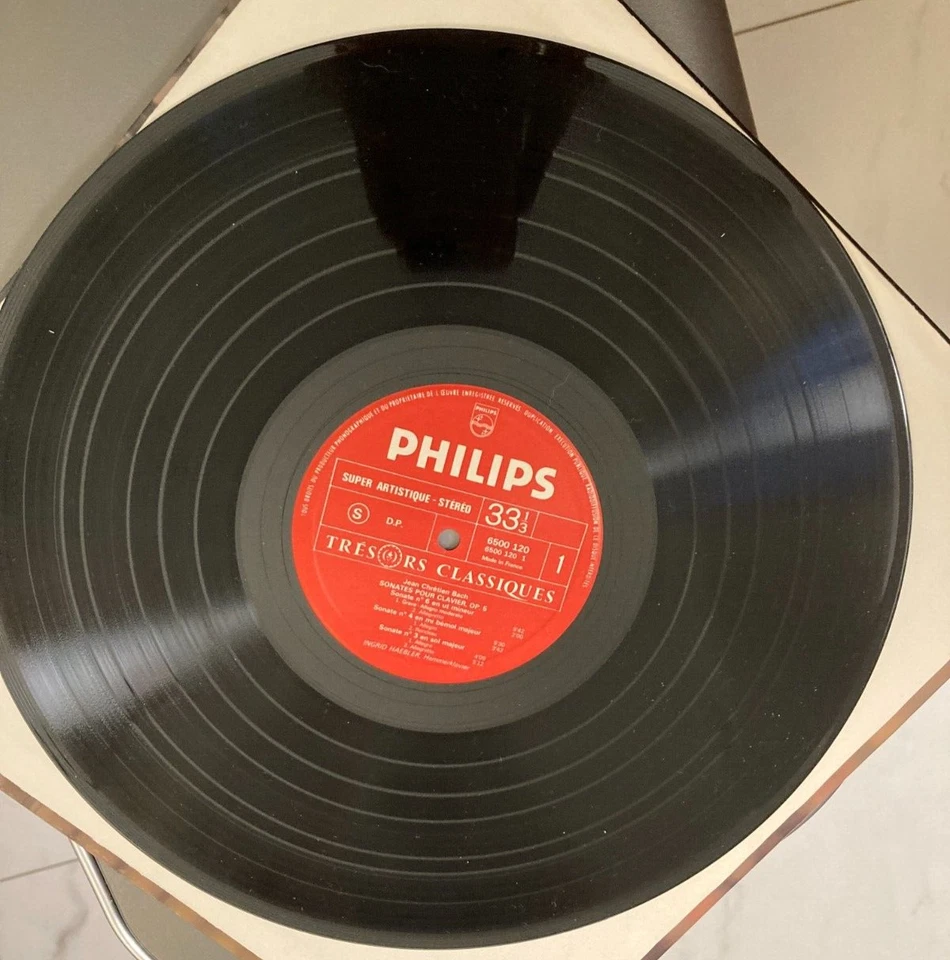 VINYL 6500 120 JC BACH Six Piano Sonatas INGRID HAEBLER PHILIPS EX Foto 3 de 4