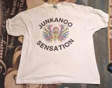 Vintage Junkanoo Sensation Bahamas Festival Art T Shirt XL White Tee