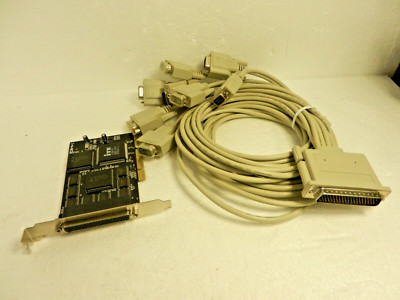8-PORT Multi-function Pci8-H-1 serial card w/ Octa  8 port external serial cable