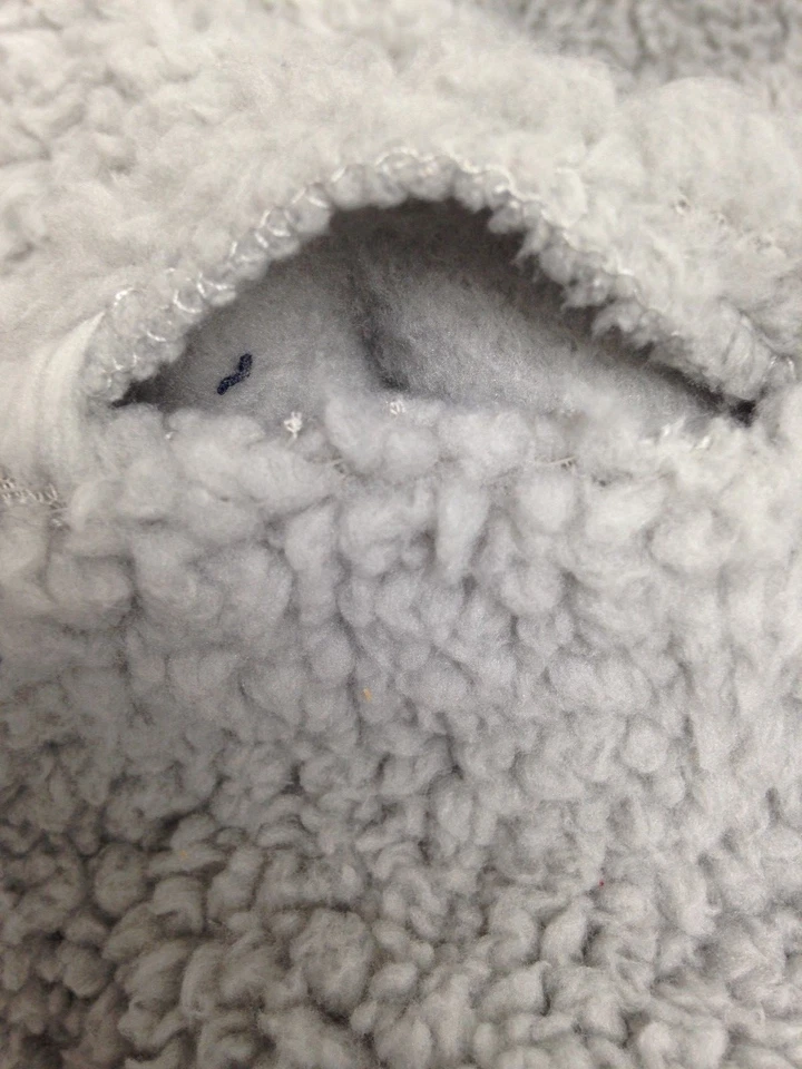 $95 Kenneth Cole Pijama Para Hombre L/S Vellón Henley Camisa Gris Salón Ropa para Dormir L Foto 4 de 4