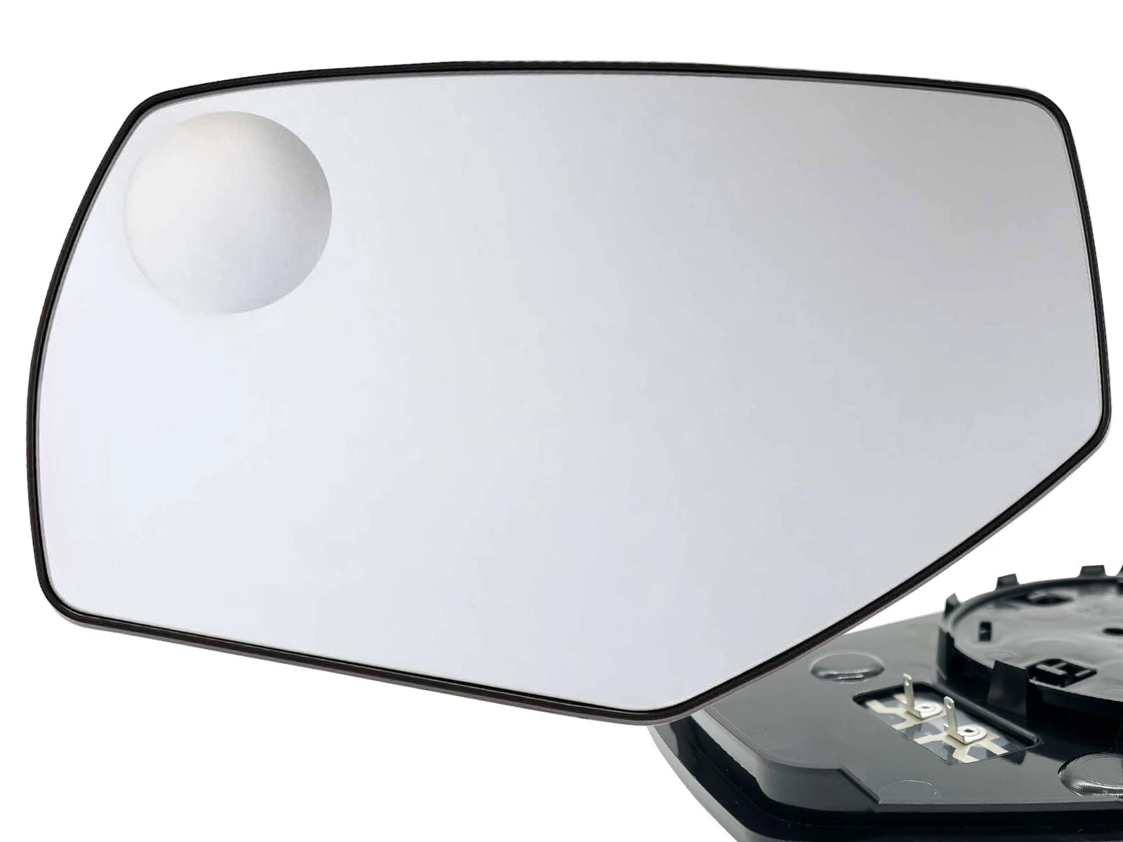 Heated W/ Spotter Glass Mirror Glass for SIERRA SILVERADO 2014-2019 Driver Side