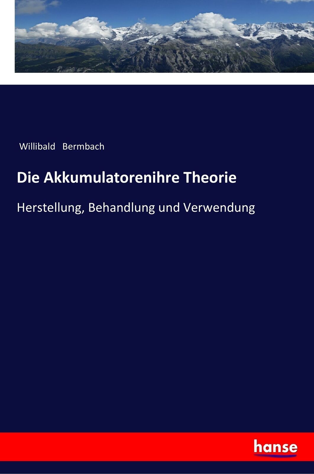 Thumbnail - Die Akkumulatorenihre Theorie | Buch | 9783337356712