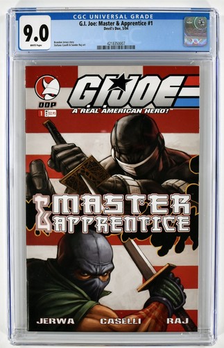 G.I. Joe: Master & Apprentice #1 CGC 9.0 VF/NM Devil's Due (2004)