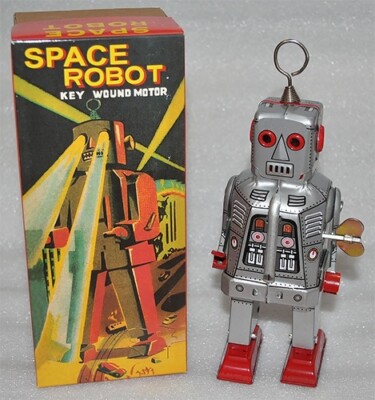 MECHANICAL WALKING SPACE ROBOT NEW IN THE BOX