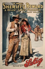 The Sheriffs Reward vintage Cowboy Drama movie poster repro 16x24