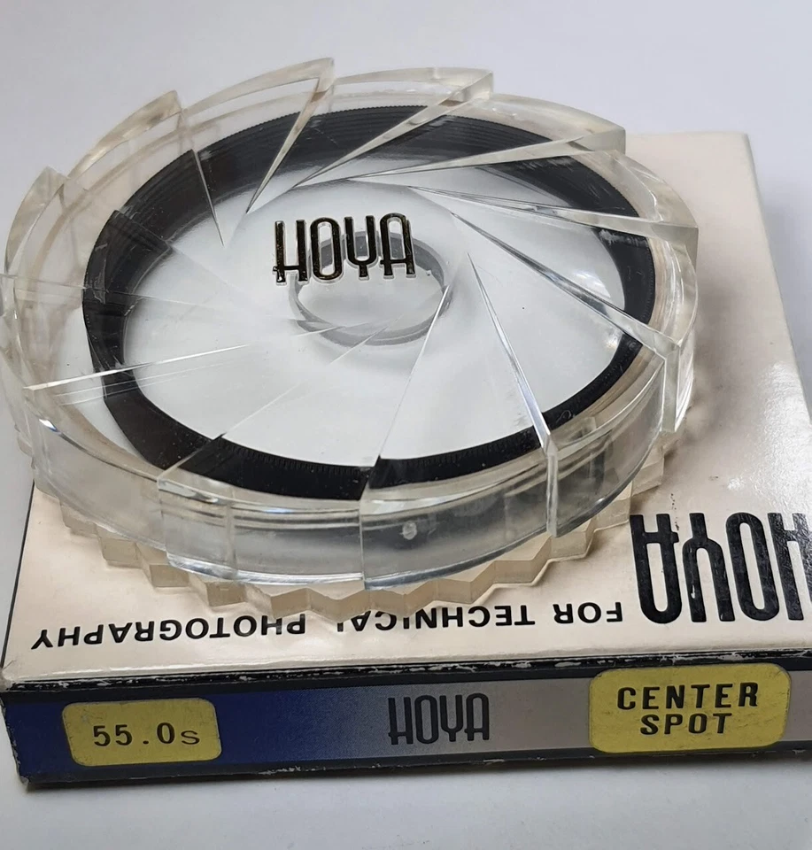 55mm Hoya Center Spot CS Lens Filter Japan Genuine New Round Clear Center-Spot - Image 2 of 4