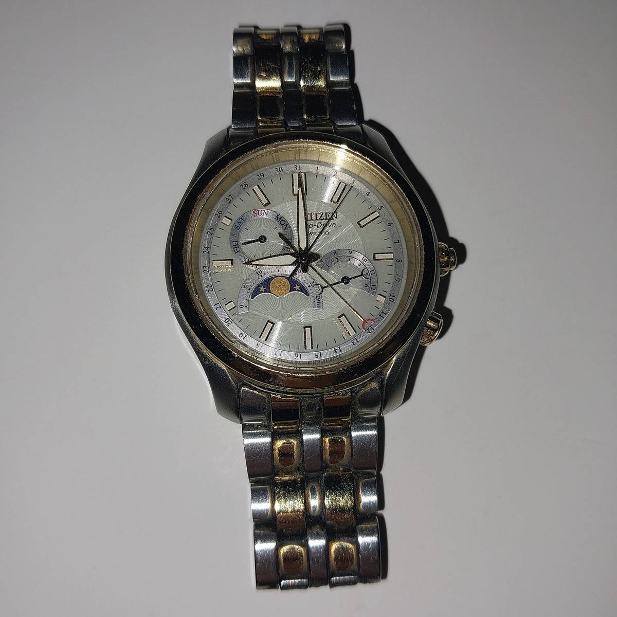 citizen eco-drive mens Solar Moon phase 8651-s025168 for sale