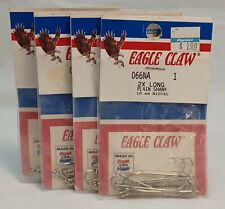 Eagle Claw 2x Long Shank Nylawire Snell Hooks for sale online