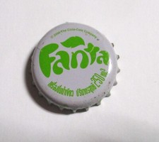 FANTA FRUIT Soda Bottle Cap Crown THAILAND 2008 Metal Asia Collect White 250ml