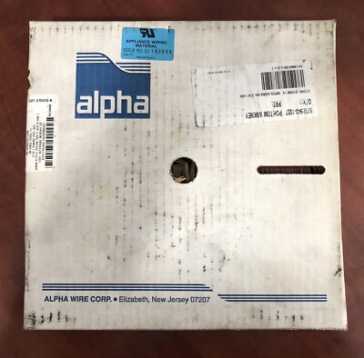ALPHA Conductor Cable Box 25 Conductor 28 AWG Color Coded Flat Cable 100 FT