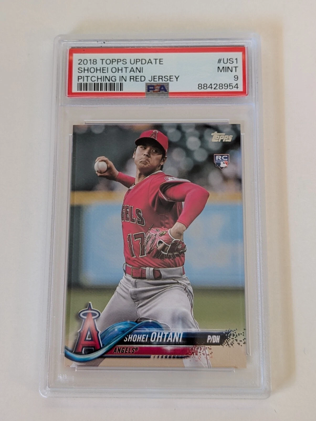 Shohei Ohtani trading card