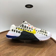Nike Metcon 7 Women's Size 6 Polka Dot White Yellow Training Shoes DJ4312-074