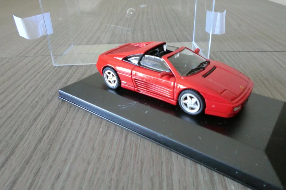 FERRARI 348 TS 1989-  MODELLO BANG SCALA 1/43 - CON BOX TRASPARENTE - Immagine 2 di 4