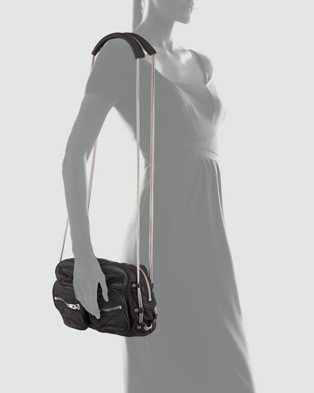 Alexander Wang Brenda Chain Shoulder Bag, Black washed look | eBay