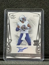 2023 Leaf Trinity Jaren Hall RC Rookie Autograph 27/99 Vikings Rookie QB🔥🔥