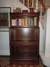 BOKNAS Bücherschrank/Sammlerschrank/Vitrine im Globe Wernicke Stil Birke neu