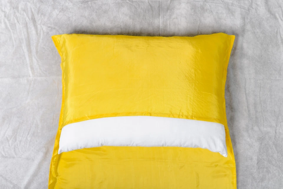 Forro de saco de dormir de seda pura individual para camping senderismo albergue viaje Foto 3 de 4