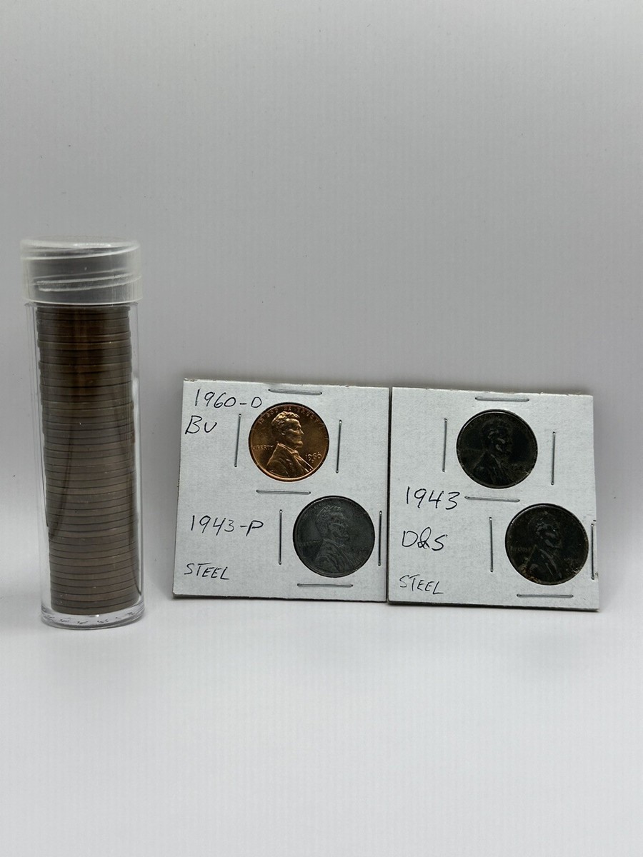 Complete Wheat Cent Set 1940-1958 P,D,S + BU 1960-D Cent 55 Total
