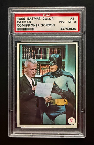 1966 Topps Batman Bat Laffs #31 Commissioner Gordon and Batman