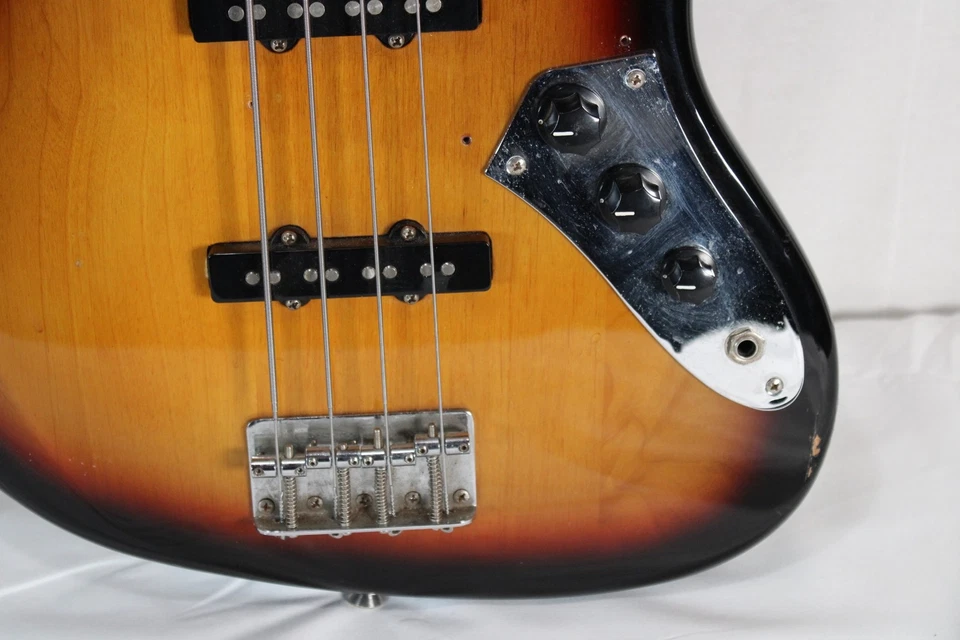 Fernandes RJB-45 Electric Bass Guitar Sunburst Vintage - Image 3 of 4