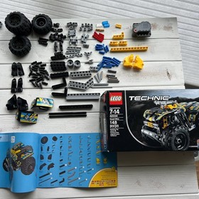 LEGO TECHNIC - Quad Bike ATV (Set 42034) from 2015 Yellow Blue (Retired)