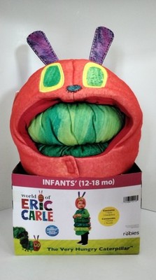 VERY HUNGRY CATERPILLAR Rubies Infant Toddler Costume 12-18 Months - NEW