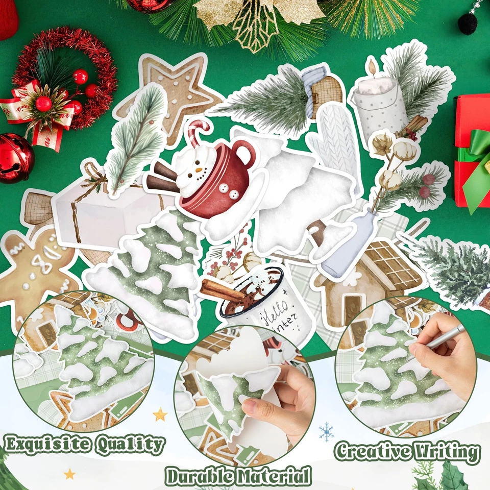 109Pcs Cozy Winter Vibes Bulletin Board Classroom Decoration Set, Christmas S... - Image 3 of 4