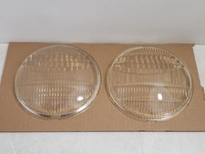 1930s Ford Twolite 71122 Headlight Glass Lens Pair 1935-1936 - Nice Please Read