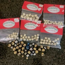  Jingle Bells Lot Vintage Santa's Workbench + Loose Bells 