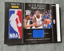 2011 Panini Black Box Kevin Durant George Gervin Passing The Torch Logoman #/75!