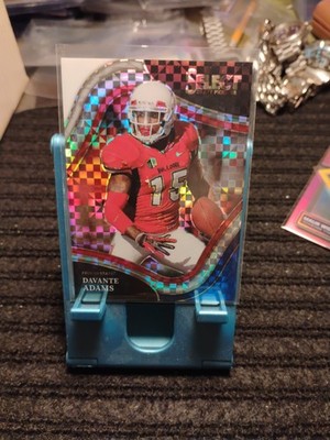 2022 Select Draft Picks Davante Adams /75 red/white/blue field level #129