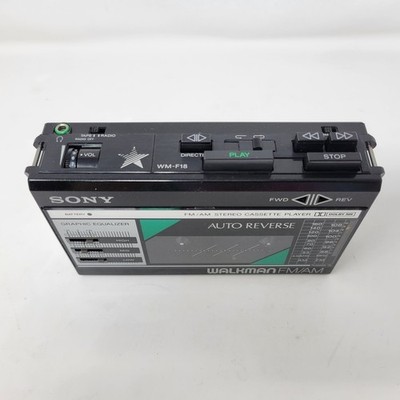 SONY WALKMAN カセットプレーヤー FM/AM ステレオカセット Sony WM-F18 28 Walkman AM/FM Stereo Cassette Player TESTED WORKS