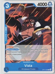 Vista OP14-053 The Azure Sea's Seven Common One Piece TCG