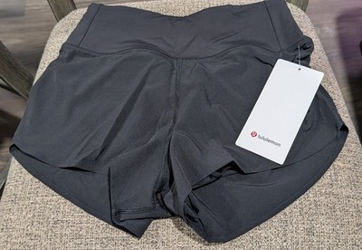 Lululemon Speed Up HR Short 2.5'' Mesh Vent Women's Size XXS Black