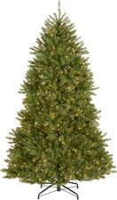 National Tree Company 7.5 ft Pre-Lit Dunhill Fir Full Artificial Christmas Tree