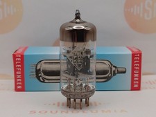 1x Telefunken ECC801S 6201 3-Mica BWB Falcon Bottom - Ulm 1961 - NOS