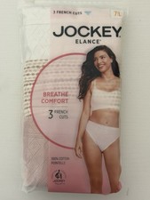 New 3 pack JOCKEY breathe comfort cotton FRENCH CUT cotton
