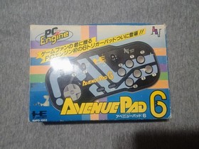 Rare 1993 NEC Avenue Pad 6 NAPD-1002 PC Engine 6-Button Controller BOXED