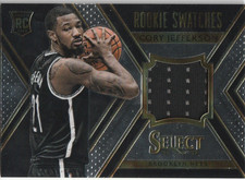 2014-15 Panini Select - Rookie Swatches Cory Jefferson #17 /199 (MEM, RC)