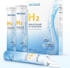 Hydrogen Water Tablets - 16 PPM Molecular Hydrogen Tablet - 200mg Magnesium -...
