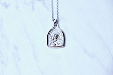 Dainty St. Anthony of Padua Pendant Necklace, Religious Gift, Holiday Gift